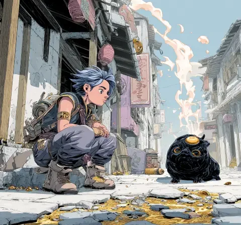 漫画作品《第七封回信》封面，悬疑推理题材方向的线索场景